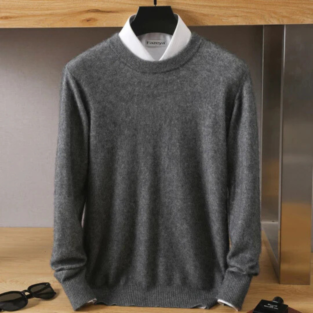 Japoński Sweter z Kaszmiru dla Mężczyzn