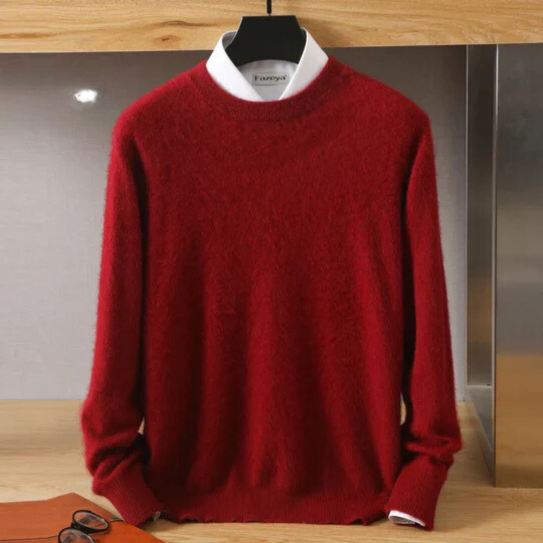 Japoński Sweter z Kaszmiru dla Mężczyzn